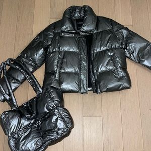 Noize Puffer and bag